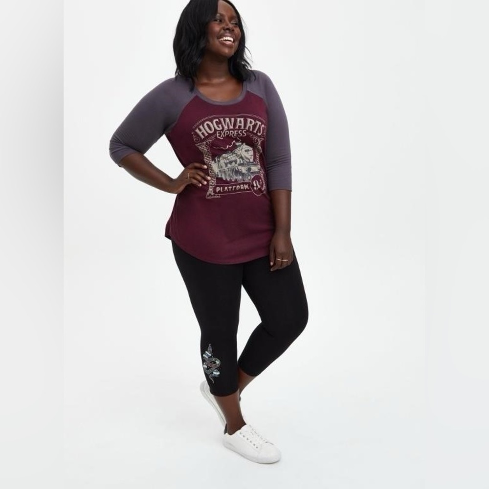 Torrid - Harry Potter Slytherin Crop Legging 1X